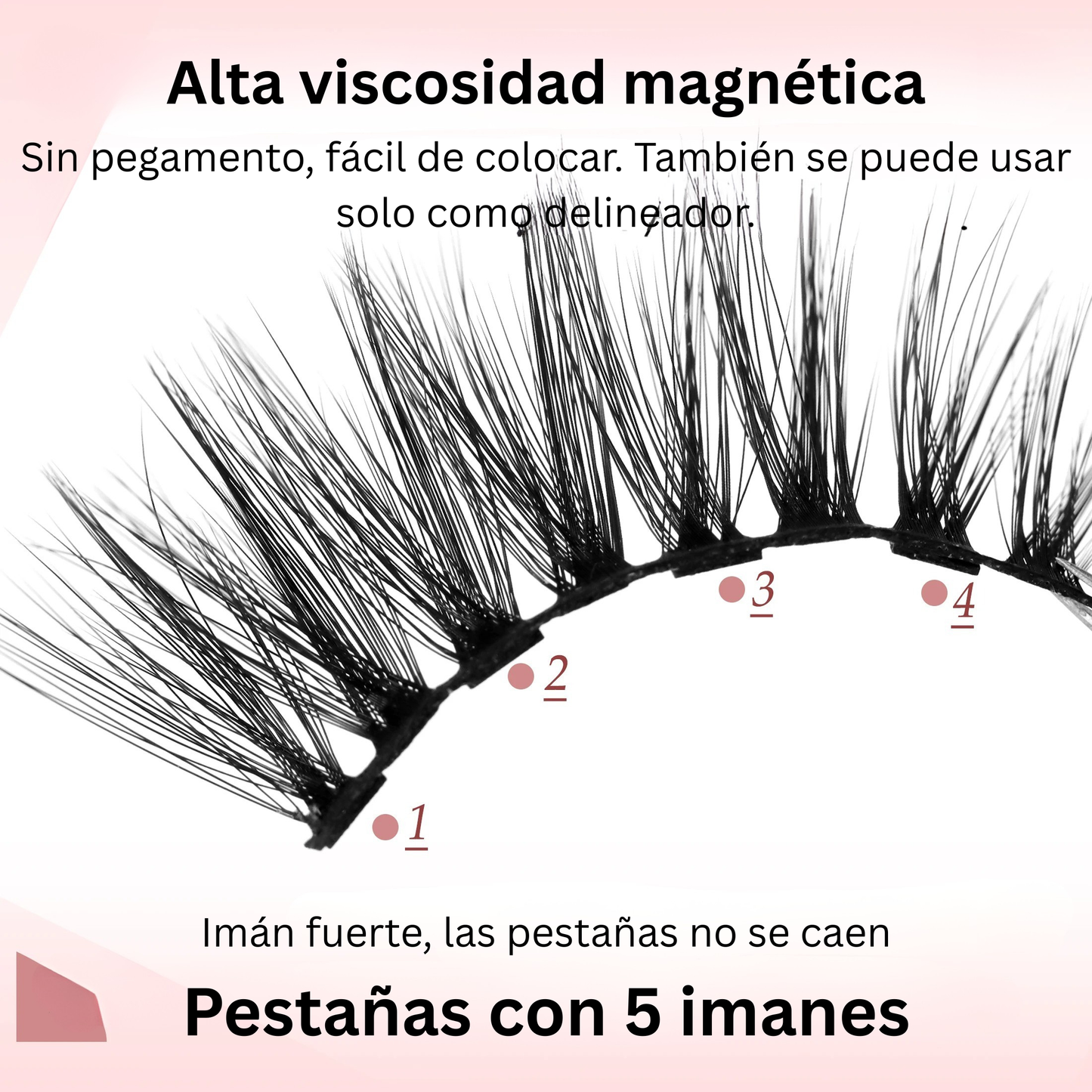 Kit de Pestañas Magnéticas - 5 Pares